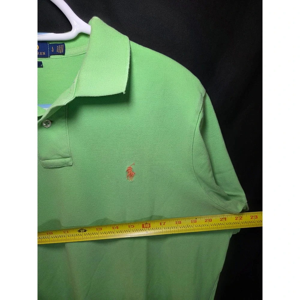 Polo Ralph Lauren Men's Classic Fit Green‎ Short Sleeve Polo Shirt Size L